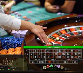 Jeux de casino en direct avec croupier